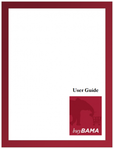 buyBAMA User Guide